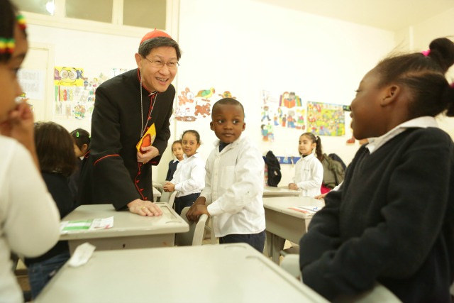 Cardenal Luis Antonio Tagle, presidente de la&nbsp;FEBIC
