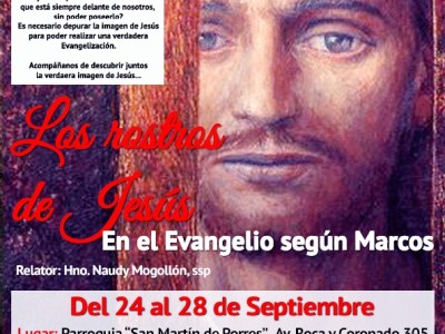 Santa Cruz de la Sierra: LOS ROSTROS DE JESÚS EN SAN MARCOS, INICIARON LA SEMANA DE FORMACIÓN&nbsp;BÍBLICA.