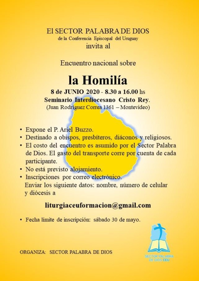 Uruguay: Reunión Nacional sobre La&nbsp;Homilía.