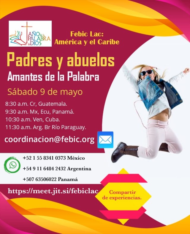 Sábado 09-Mayo: Padres y abuelos pueden guiar a los suyos en leer la&nbsp;Palabra.