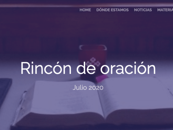Rincón de oración&nbsp;FEBIC