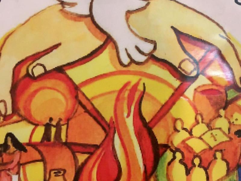 “El abrazo del Espíritu”   Fiesta de Pentecostés. Guía para celebrar en&nbsp;casa.