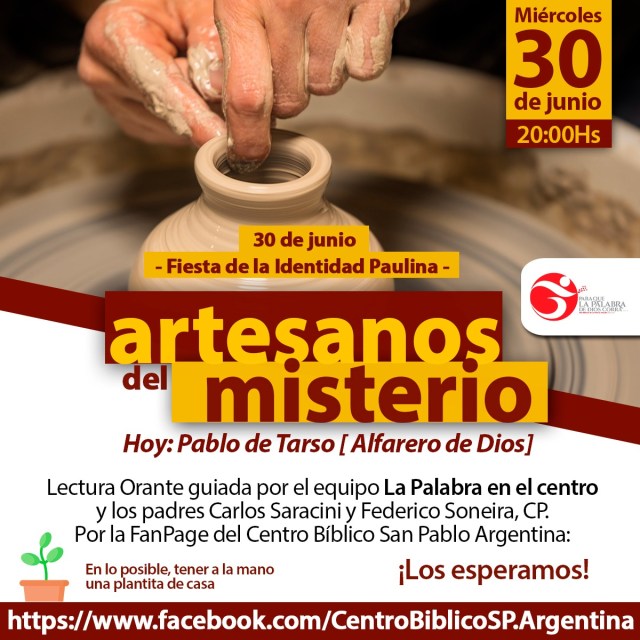 Pablo de Tarso, Artesano del&nbsp;Misterio.