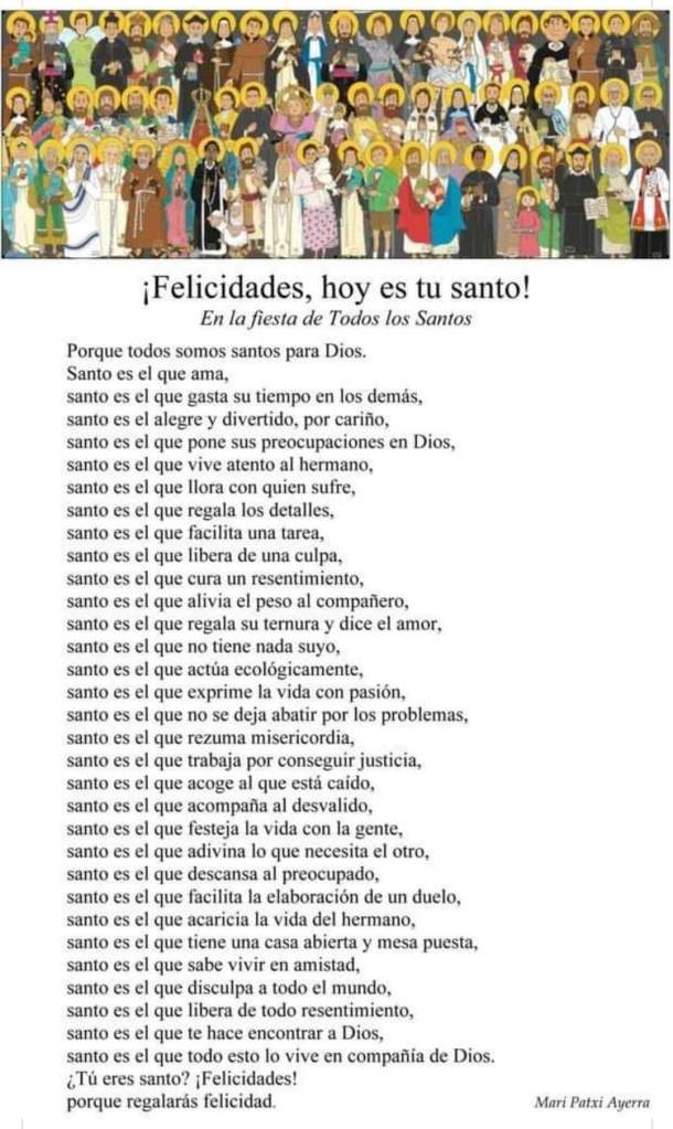 TODOS LOS SANTOS&nbsp;!