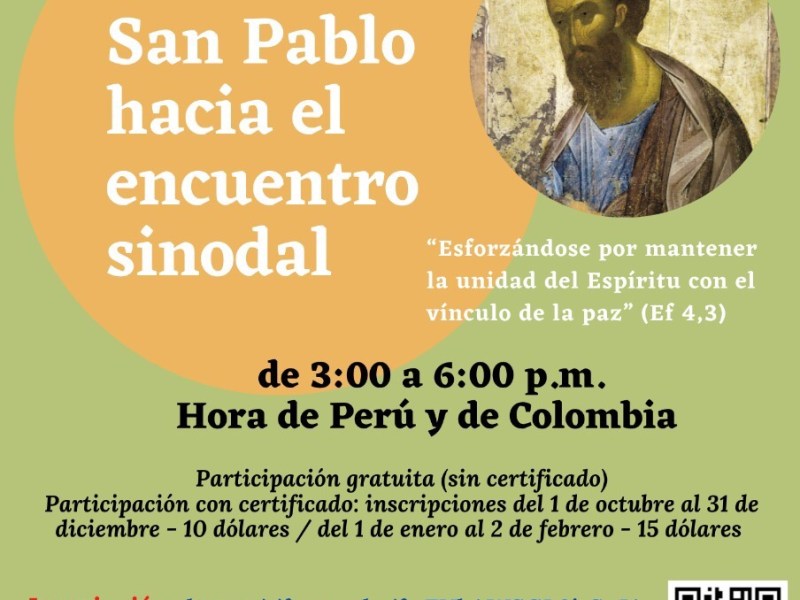 Congreso VIrtual: «Con San Pablo hacia la&nbsp;Sinodalidad”