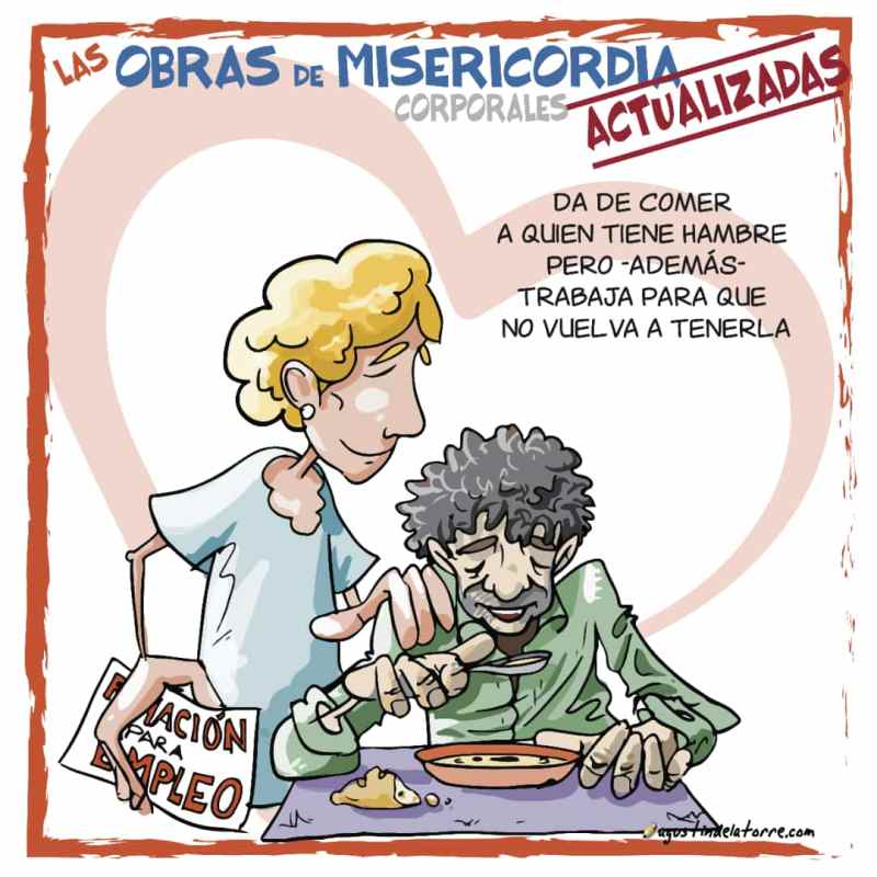 Obras de Misericordia Corporales – Actualizadas: Dar de comer al&nbsp;hambriento.