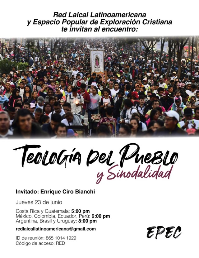 TeOLOGÍA Del Pueblo y&nbsp;Sinodalidad