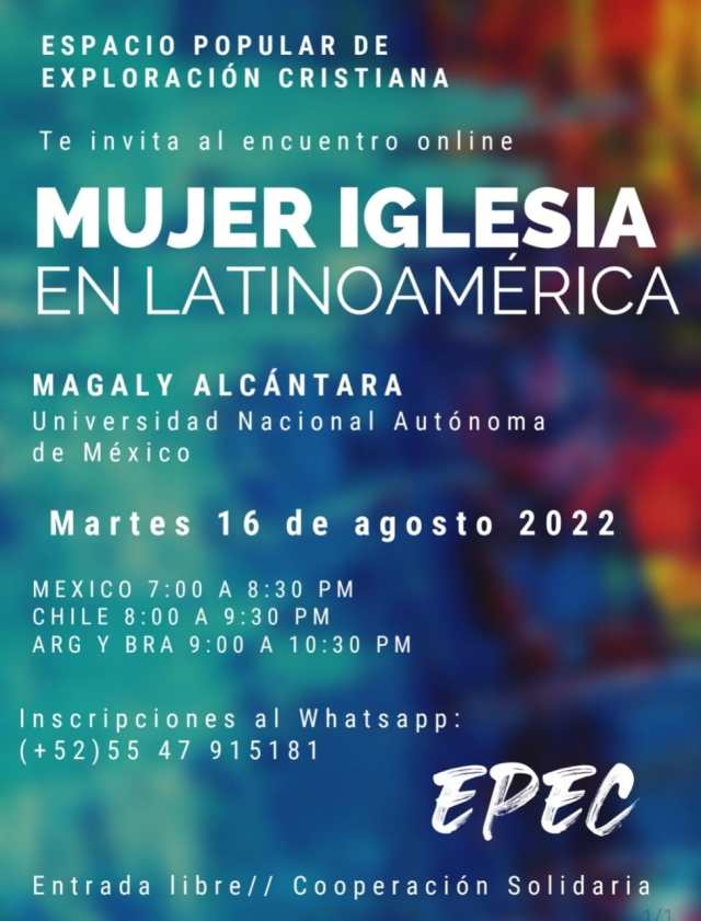 Encuentro On-Line: «Mujer Iglesia en&nbsp;Latinoamérica»